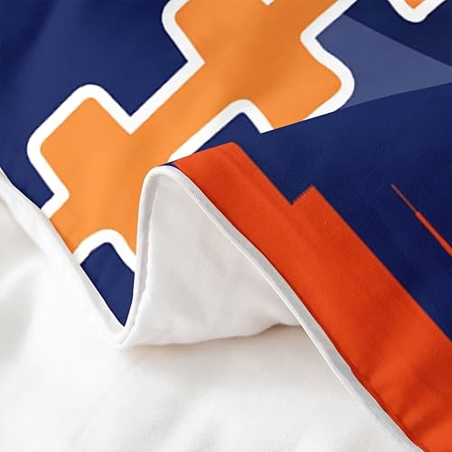 Miniatura 5 de Erosebridal Queen Sports - Funda de edredón 100 % algodón, juego de ropa de cama para adolescentes y amantes del fútbol americano deportivo, funda