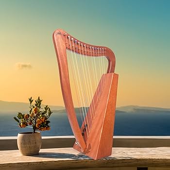 Amazon.com: Harp, AKLOT 15 Strings Mahogany Lyer Harp 22 inch