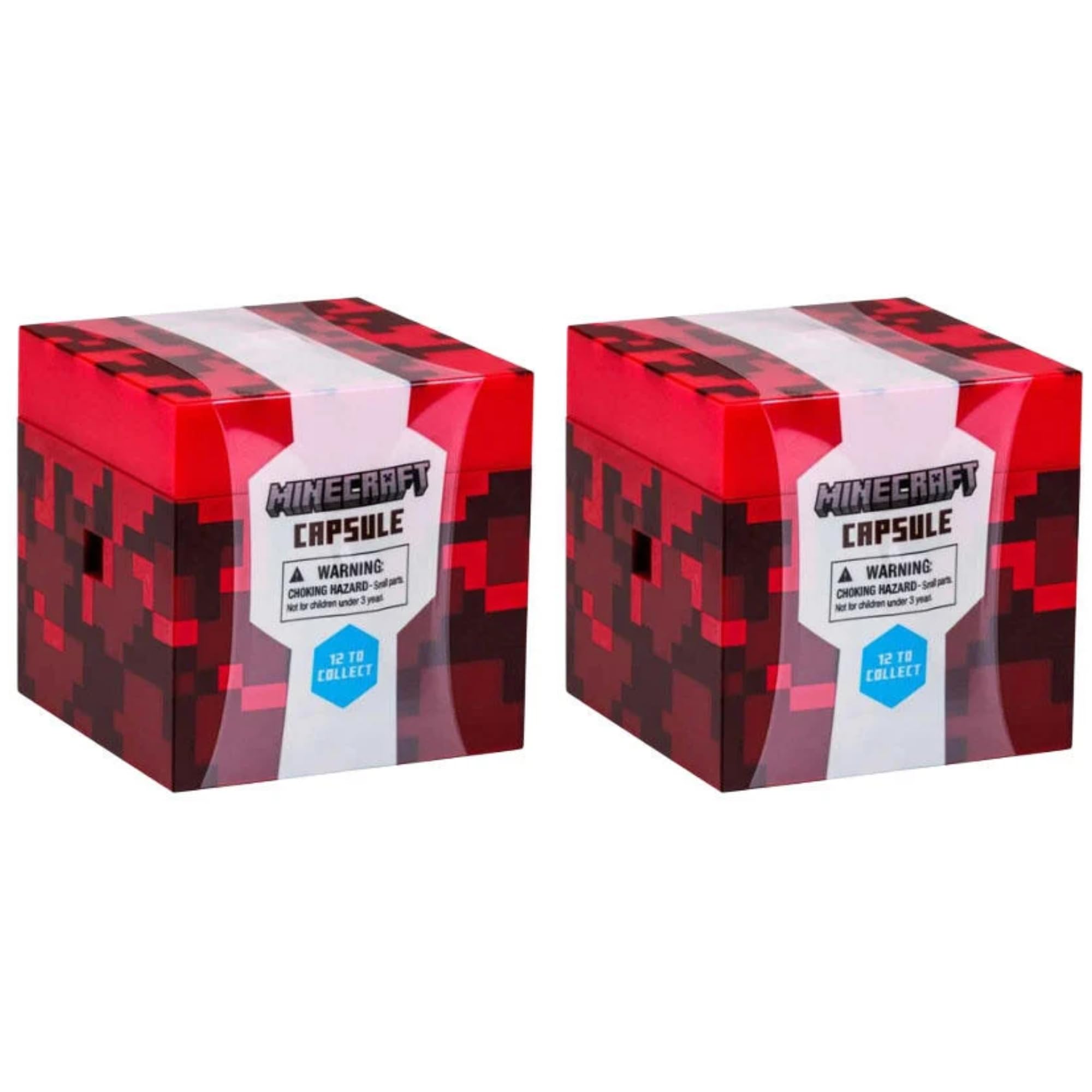 Minecraft Character Blind Bag Figures & Animals Capsule Twin Pack Red — image 1