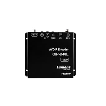 OIP-D40E AVoIP 1G Encoder, Black, Video Wall Deployment, Portrait and Landscape Orientation, 1080p