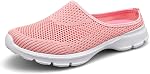 ChicWind Womens Breathable Mesh Walking Mules Sneakers Open Back Slip On Shoes
