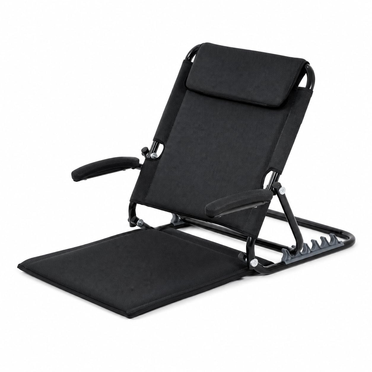 EverActiv Adjustable Bed Back Support with Armrest, Foldable 6 Position Bed Rest Chair for Elderly, Reading, Resting & Recovery-image-48