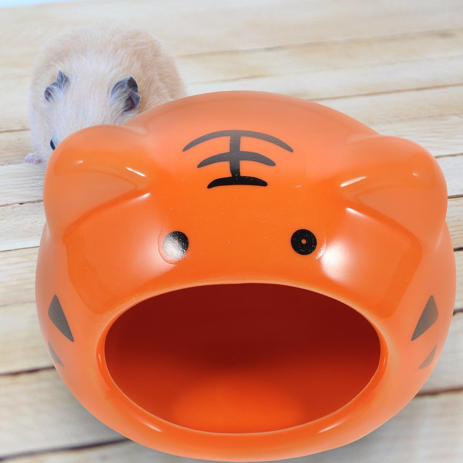 Toddmomy Ceramic Hamster Nest Small Pet Bed Cooling Summer Hedgehog Sleeping House for Small Animals