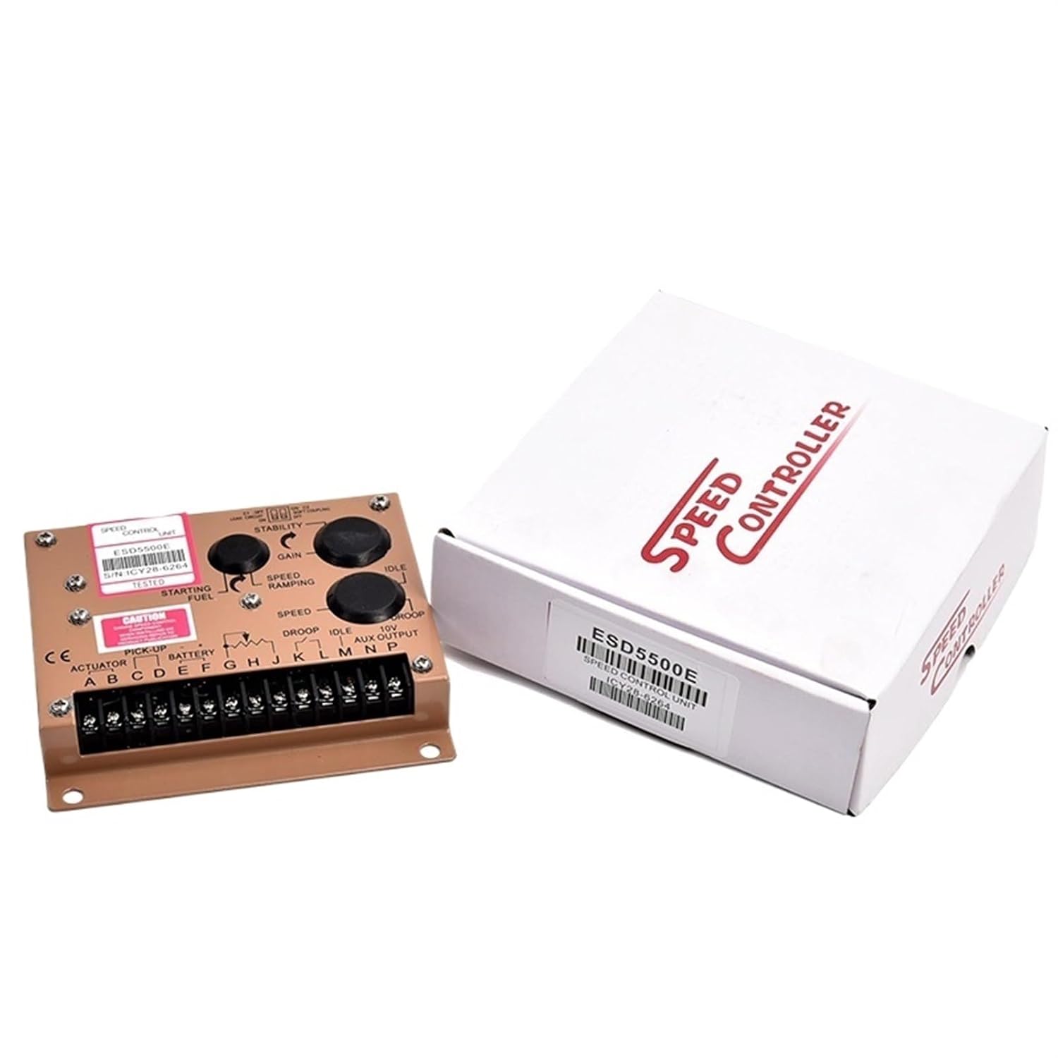 ESD5500E Dual Capacitor Diesel Genset Controller Engine Speed Regulator ESD 5500e(O ESD 5500E)