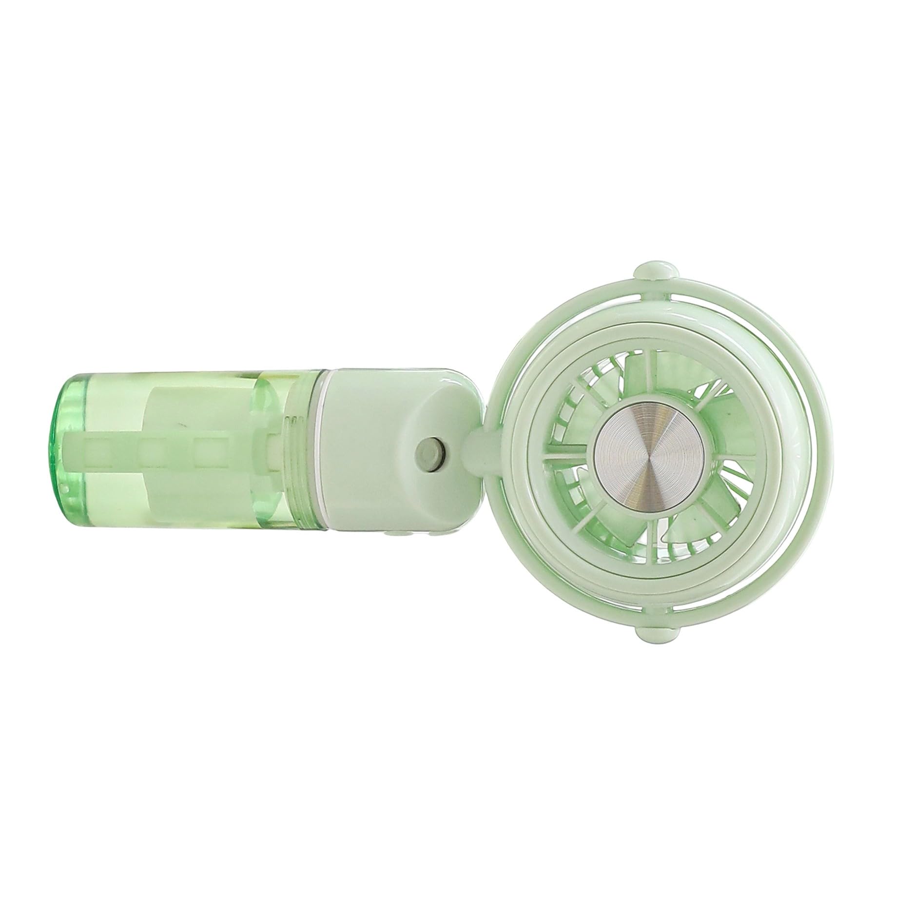 Uqezagpa Green Mistinging Fan Handheld Fan 3 Speed Rechargeable With Water Misting 3 Speed Misting Sprayer Rechargeable