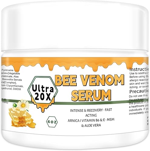 QUIETSPACE Bee Venom - Crema de huesos musculares para articulaciones, acción rápida de 12 horas, liberación para espalda, cuello, manos, pies,