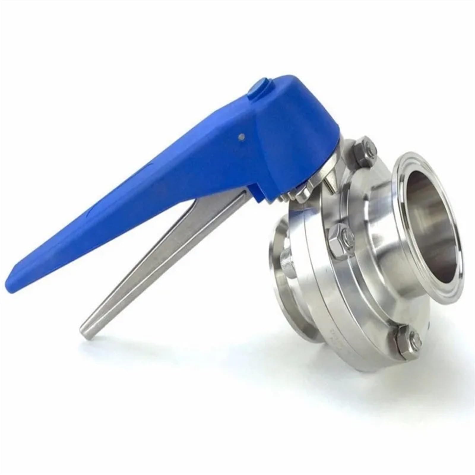 Vanne papillon inox SS304 durable avec déclencheur de pression