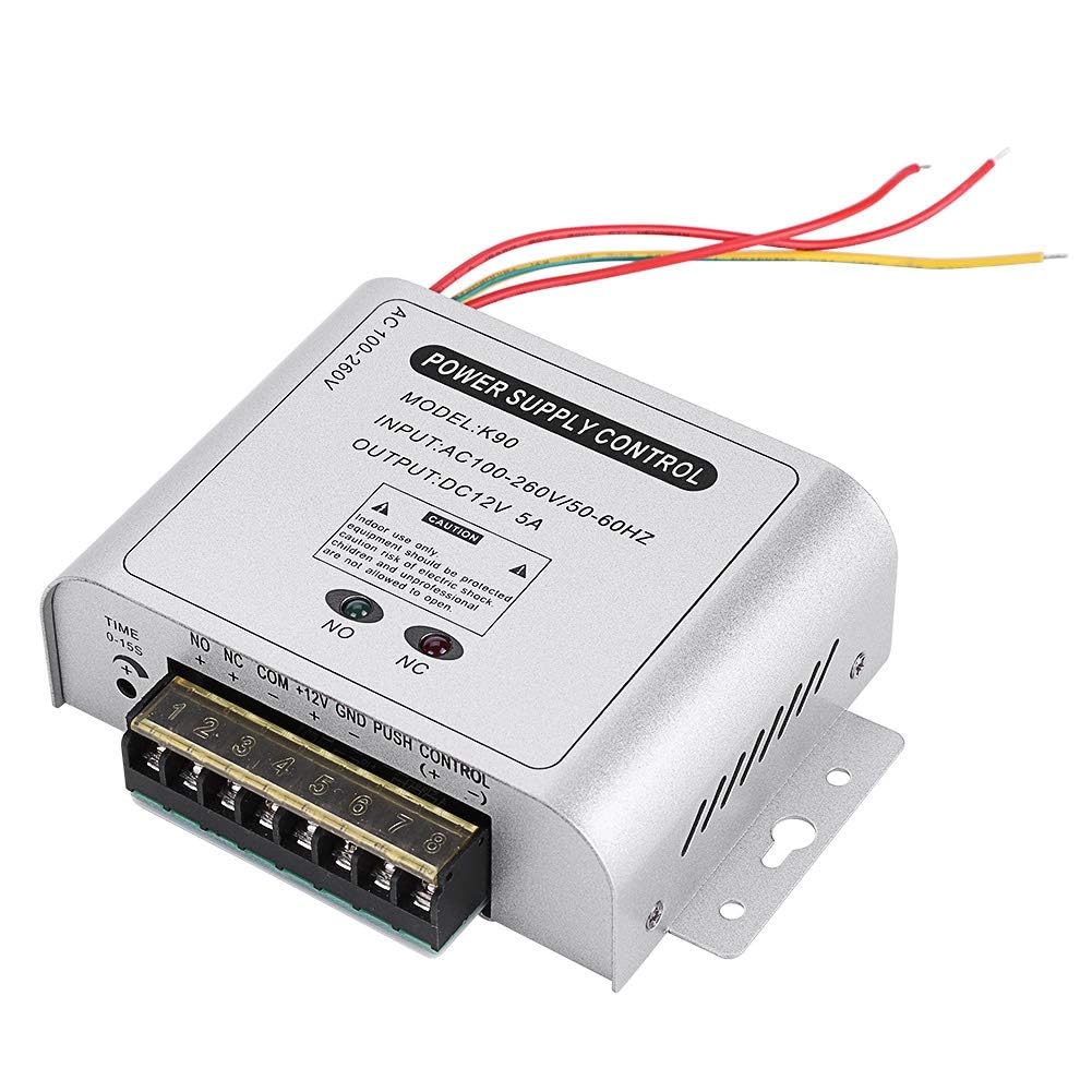 K90 de Control de Acceso de 12 V Fuente de alimentación Batería de Respaldo para cerraduras eléctricas Cerraduras magnéticas Teclados Sistemas de Seguridad de intercomunicación