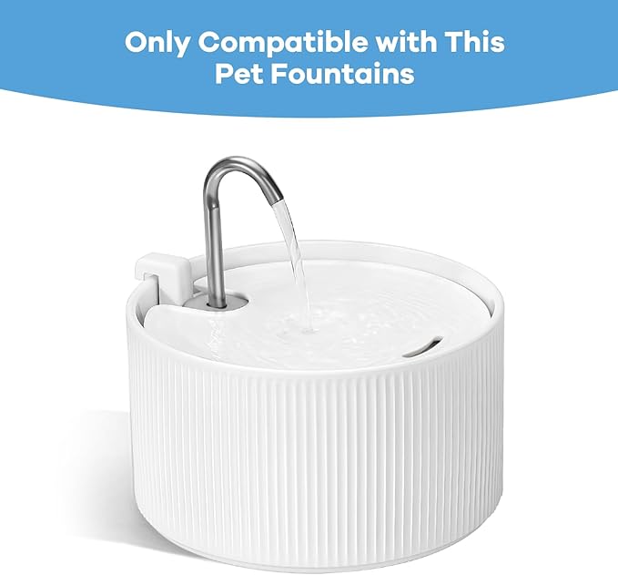 Pack de 18 Filtros de Repuesto para Fuente de Agua para Gatos Cerámica 2.2L miniatura 2