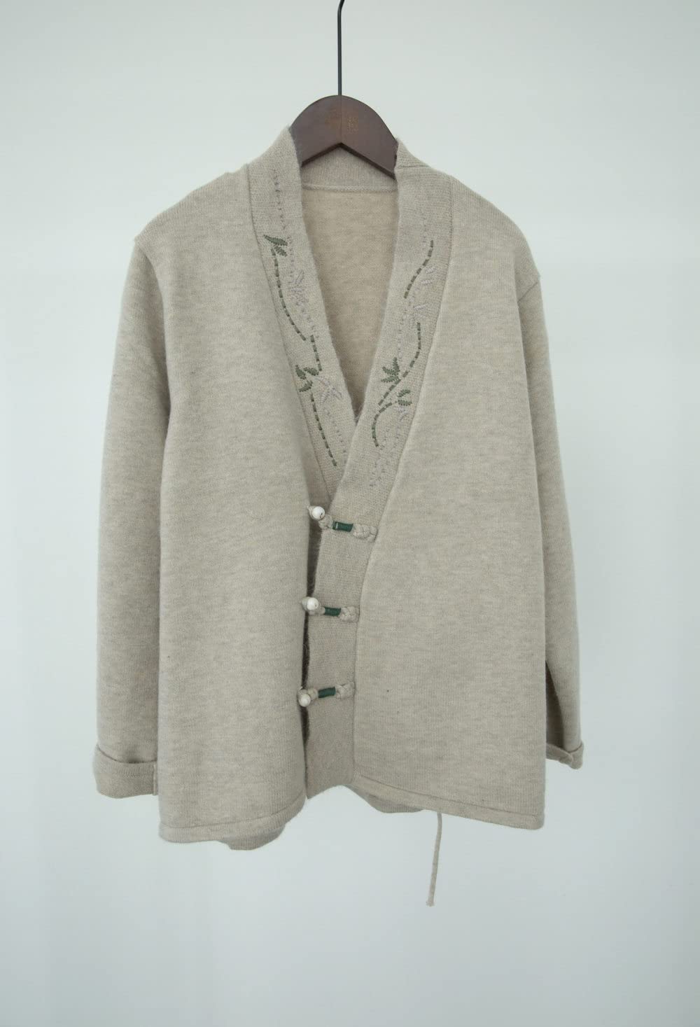 Cardigan Donna A Maglia Morbida Con Simpatiche Pecore, Scollo A V E Bottoni, Aperto, Tasche Frontali (Taglia Unica, Colore Blu/Verde/Rosa)