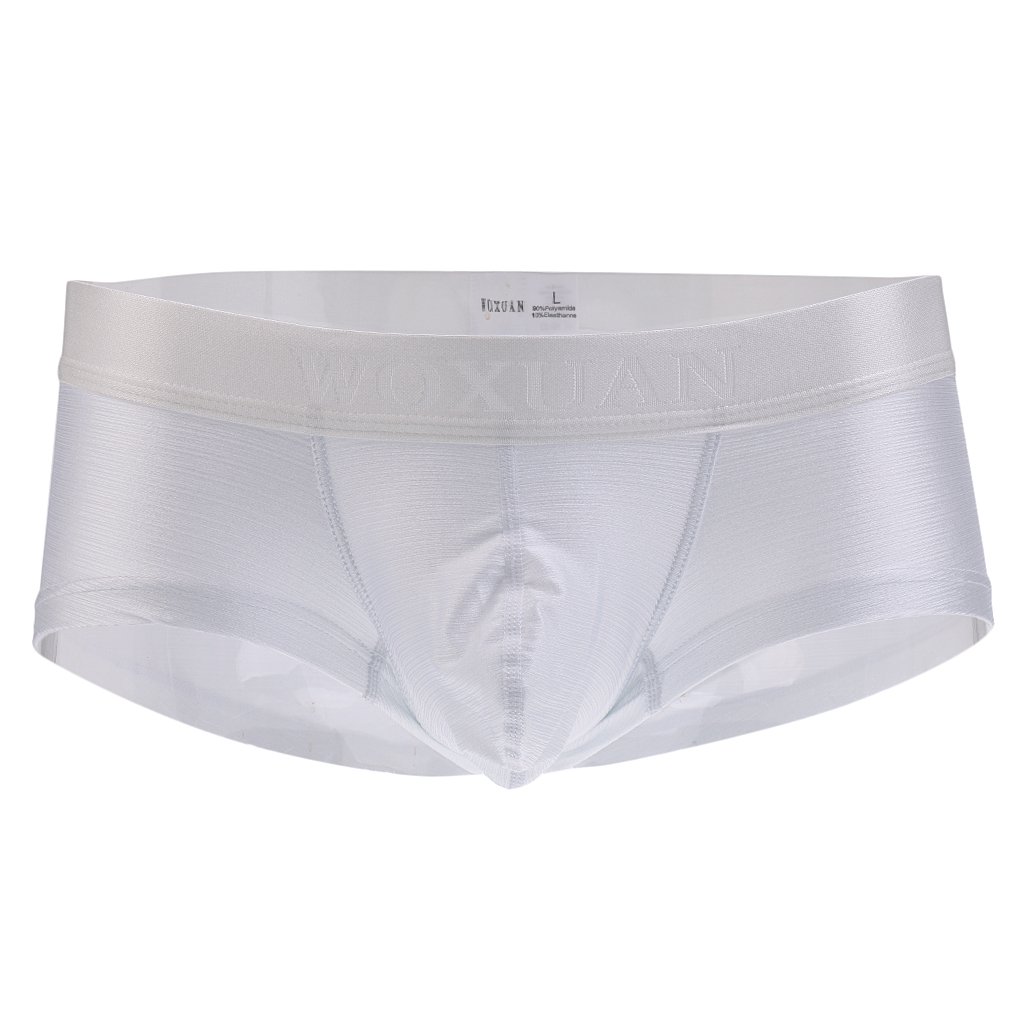 PEXORVA® Man's Silky Soft Solid Boxer Brief Men's Underwear S White|Clothing Shoes & Accessories | Mens Clothing | Underwear-picture-12