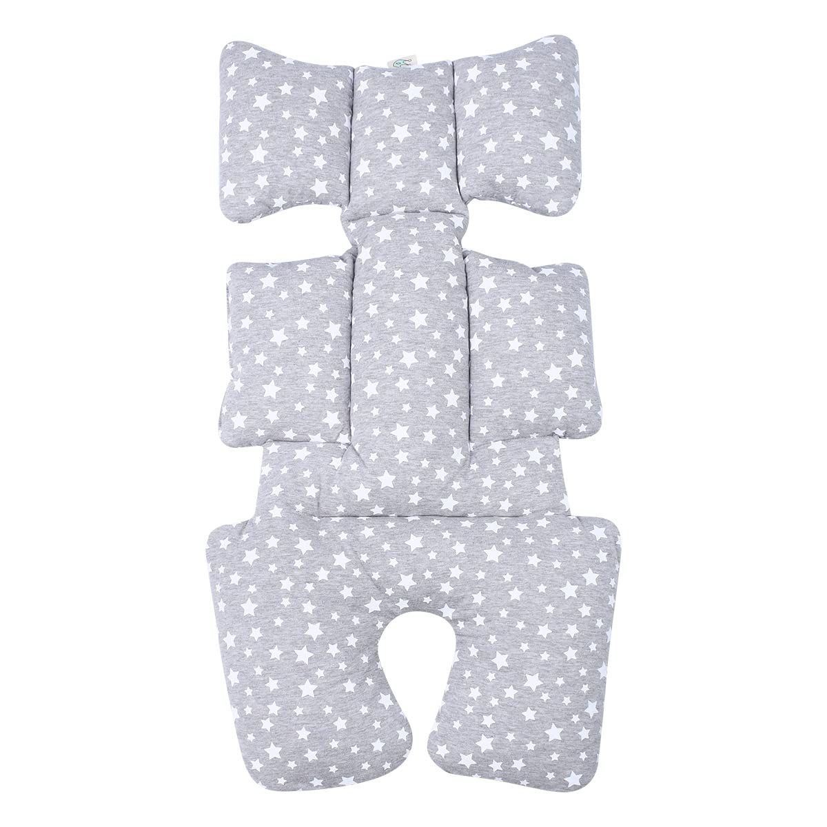 JYOKO Kids Cojín Reductor Universal para Cochecito y Silla de Paseo 100% Algodón (White Star Original)