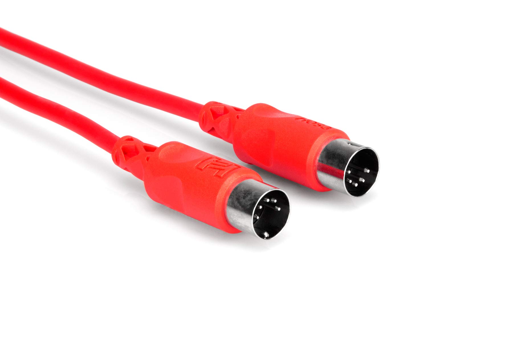 Hosa MID-303RD MIDI Cable, 5-pin DIN to Same, 3 ft