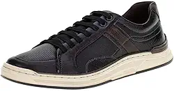 Sapatênis Denim Loop De Couro Preto