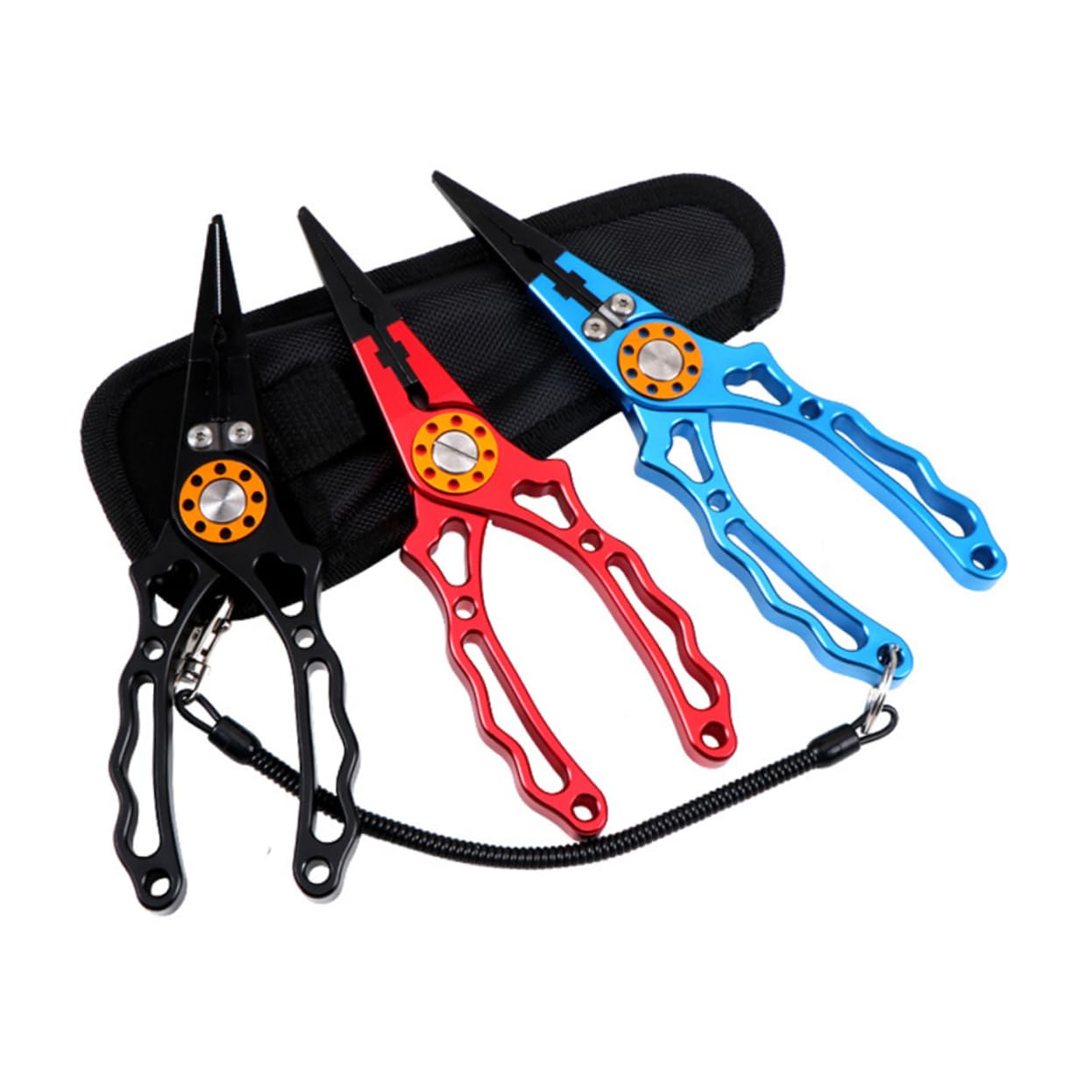 INOOMP Pinze Per La Pesca In Acqua Salata Strumenti Per Intrecciare Kit Di Pesca Dispositivo Di Rimozione Del Gancio Pinze Per La Rimozione Di Ganci Scissor Split Ring