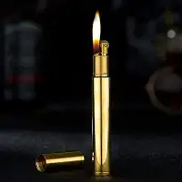 Isqueiro de trincheira vintage, cobre puro para fumar, mini isqueiro de querosene antigo reutilizável, isqueiro de chama macia para coleção de presente decorativo