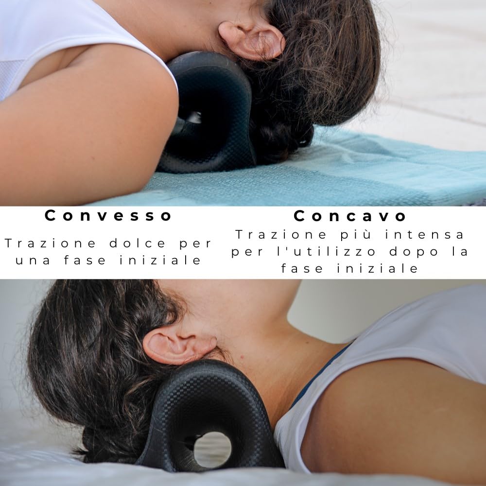 Dispositivo di Trazione Cervicale con 8 Punti Magnetici | Cuscino Chiropratico per Alleviare il Dolore a Collo e Spalle | Correttore di Postura | Rilassante e Portatile | Neck Cloud