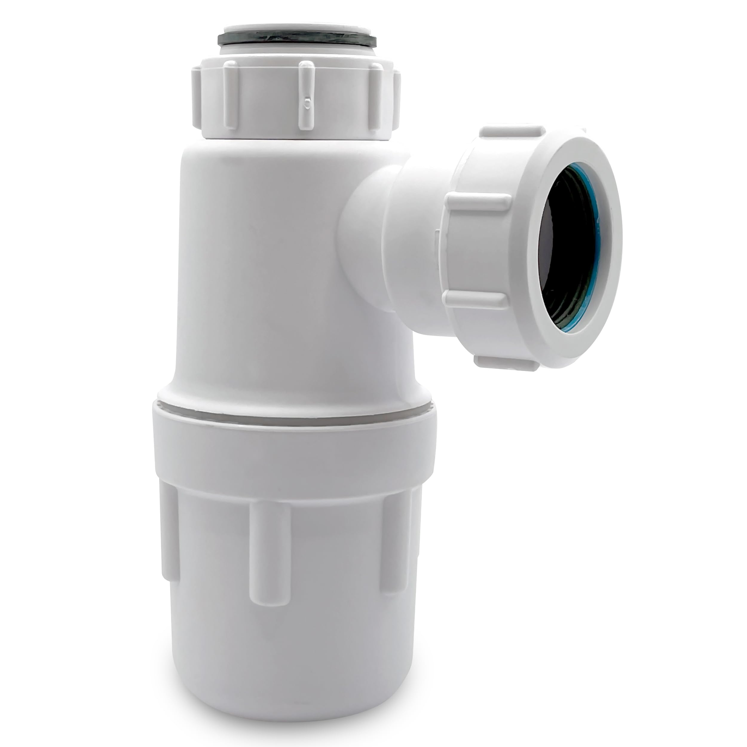 CranPlas CP101 | 32mm (1¼″) Fixed Basin Bottle Trap | for Bathroom, Toilet & Cloakroom Basins | Compact, Odour-Blocking, Easy-Clean Waste Trap | Not for Kitchen or Utility Room Use