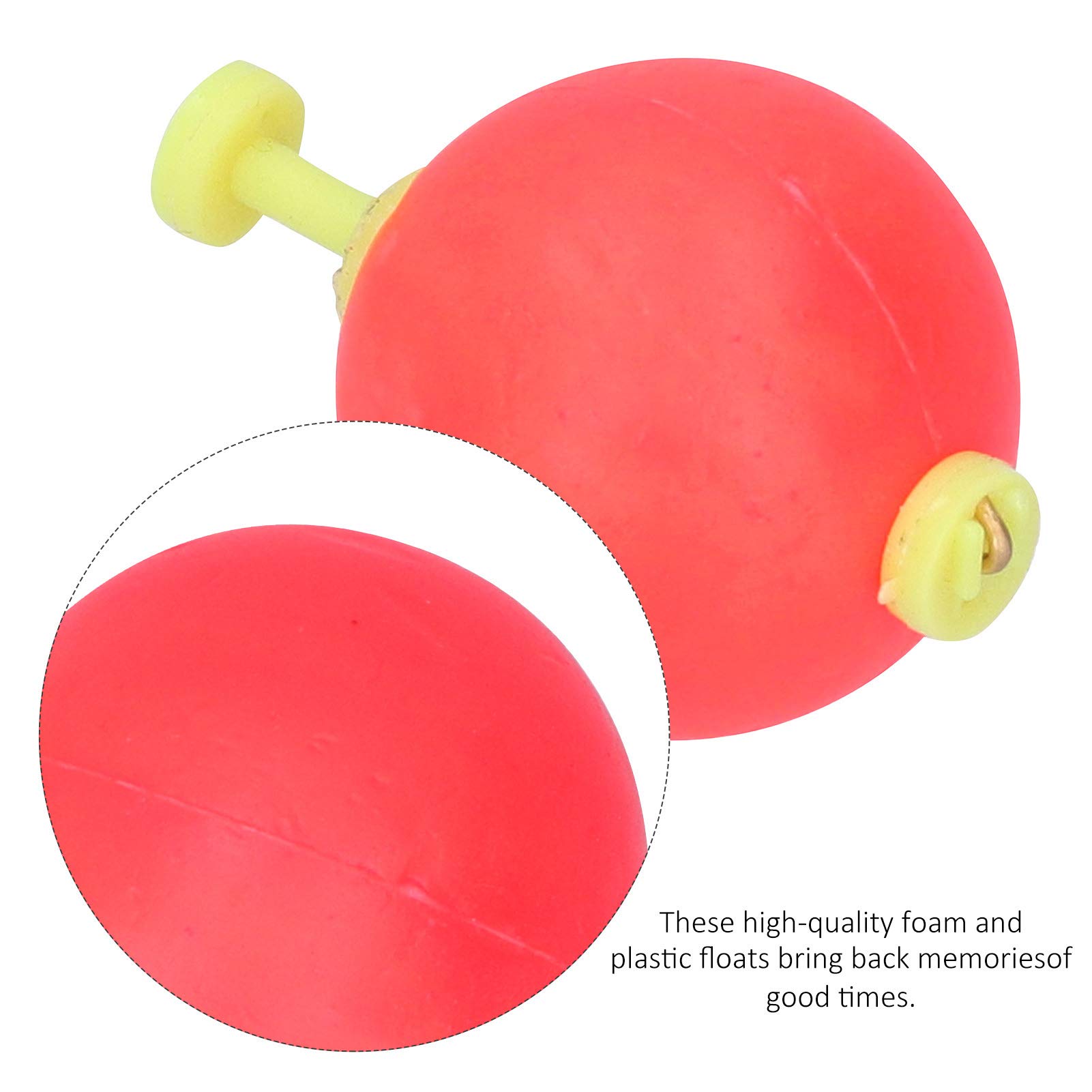 Set De 4 Flotteurs De Pêche EVA Lestés – Haute Flottabilité, Visibles, Pour Mer Et Rivière