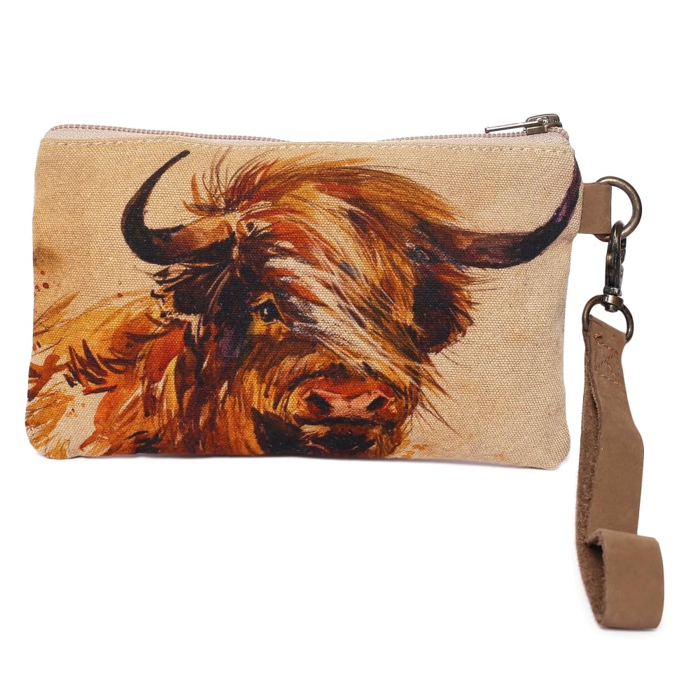 COTT N CURLS Bull Wristlet Wallets for Women - 4.7