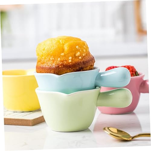 Miniatura 6 de Cacerola de cerámica con mango de olla para gachas de avena, olla pequeña para estufa de gas y microondas, fácil de limpiar, resistente a altas