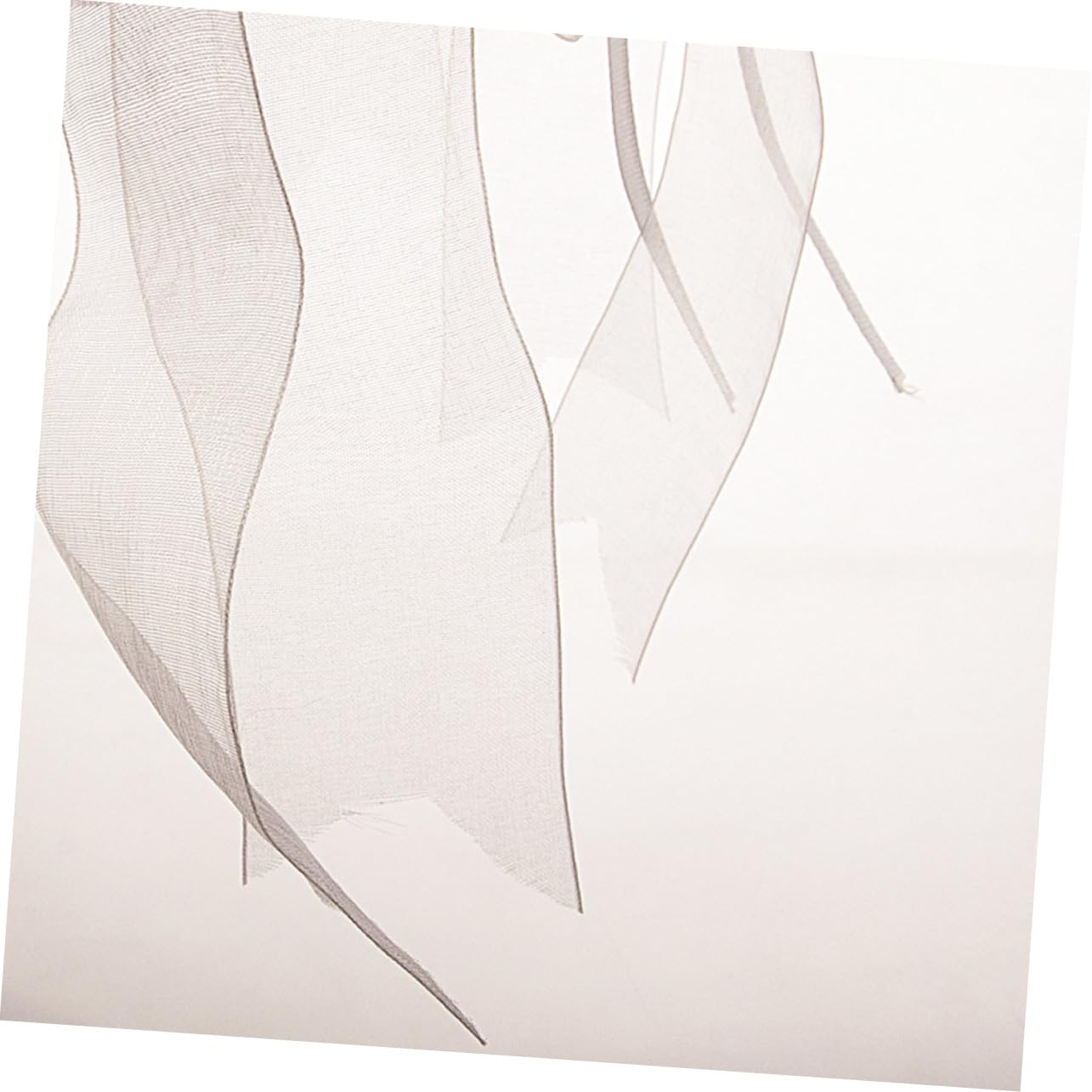 PRETYZOOM 3pièces Panier à Fleurs De Mariage Avec Nœud Tulle Pour Cérémonie Décoration De Mariage Et Événements Spéciaux Blanc