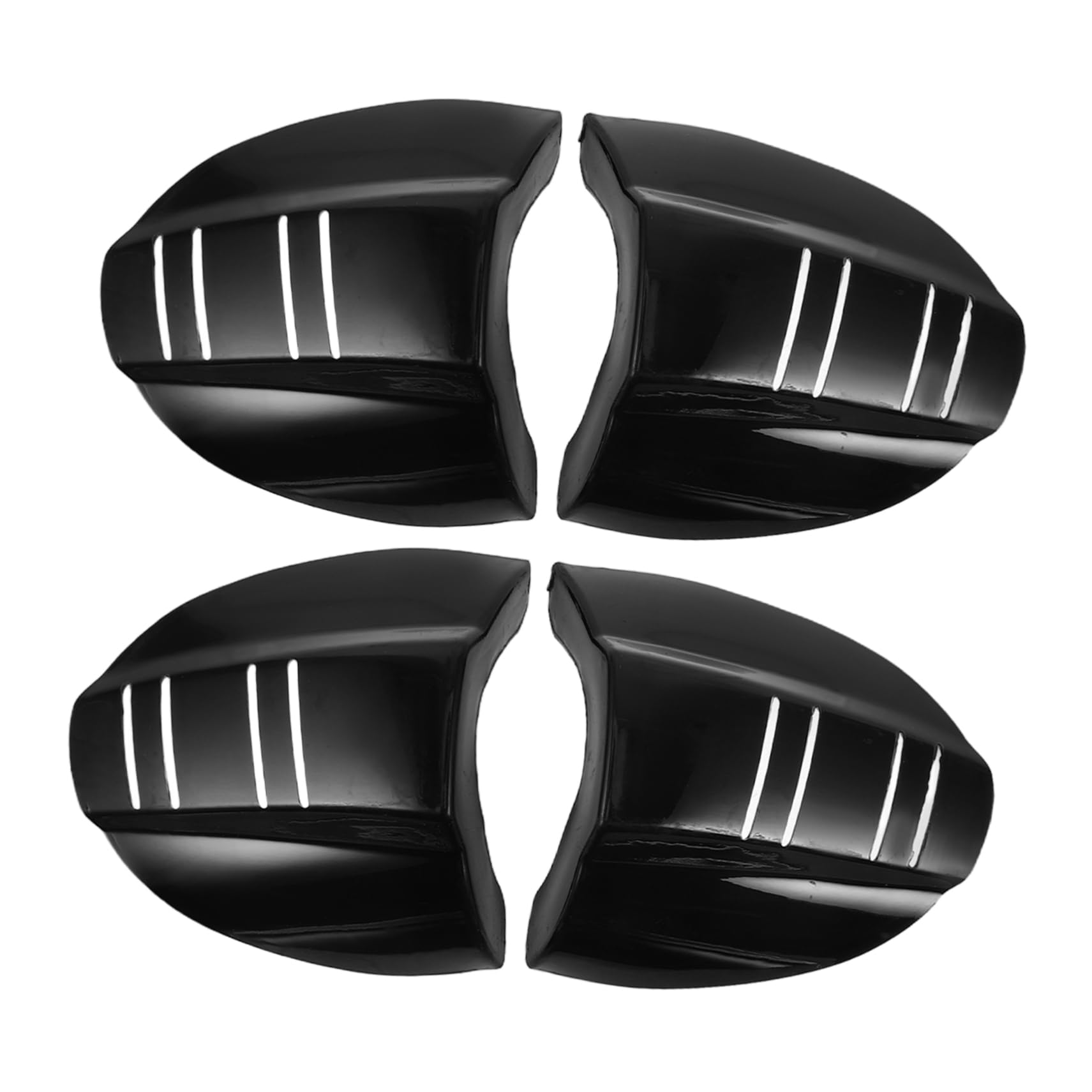 Ailes De Protection Pour Lunettes Écrans De Sécurité TPU Black 4 Pièces
