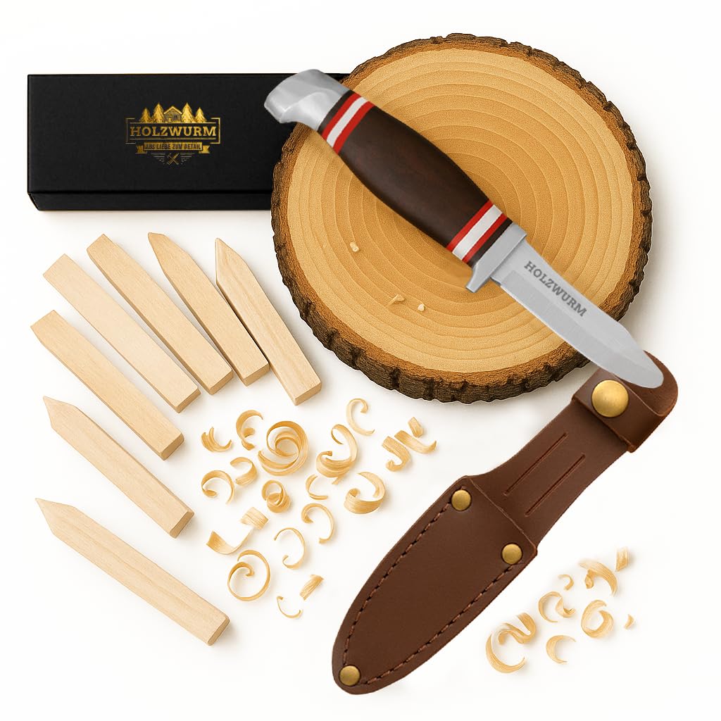 HOLZWURM Kinder-Schnitzmesser