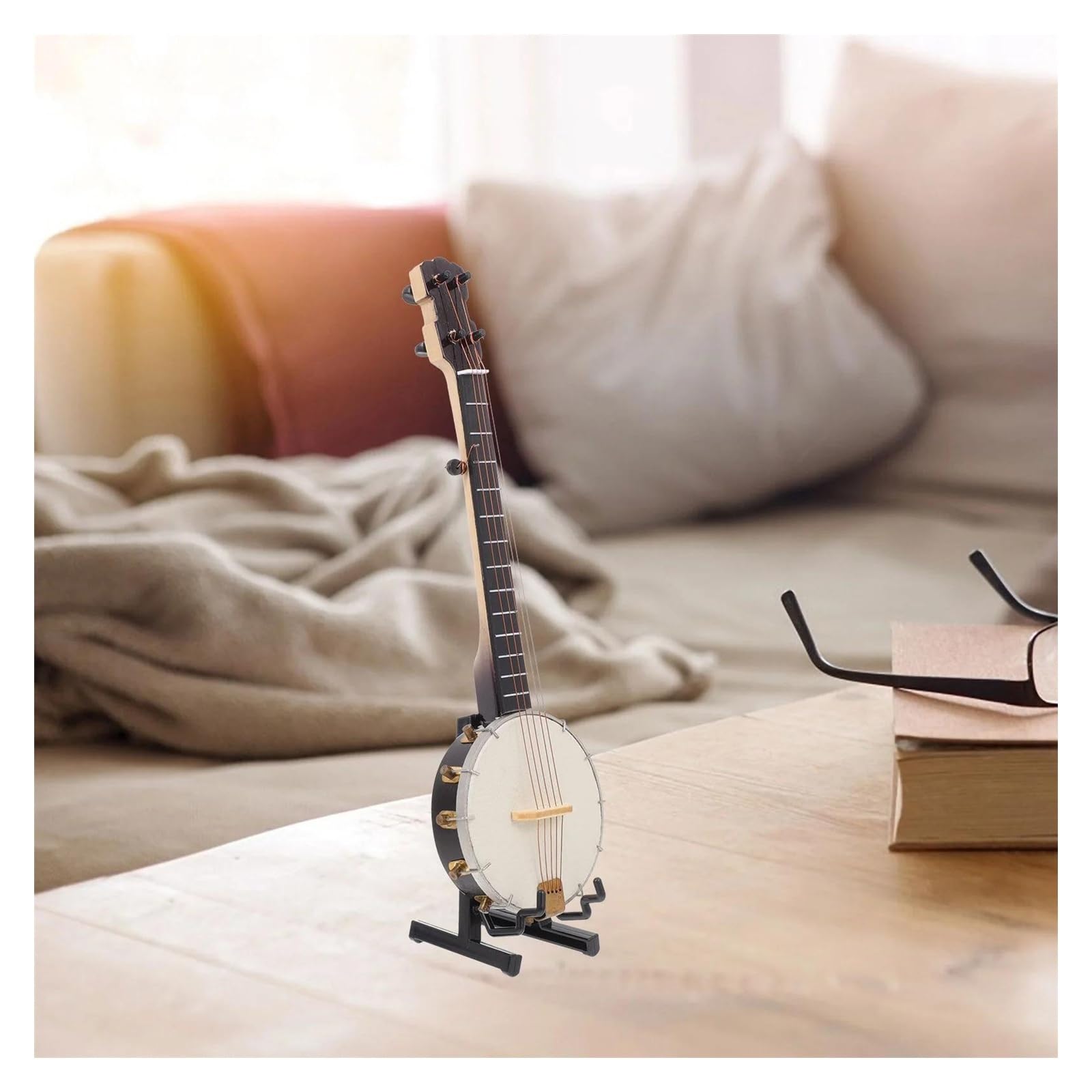 Banjo Model Mały Dekoracyjny Instrument Muzyczny