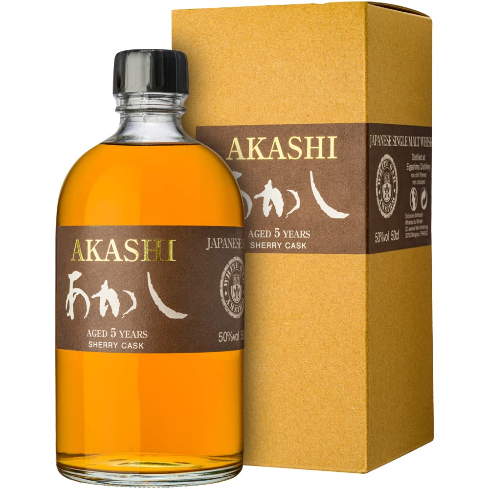 White Oak Akashi 5 Years Old Single Malt Whisky Sherry Cask 50% Vol. 0,5L In Giftbox - 4