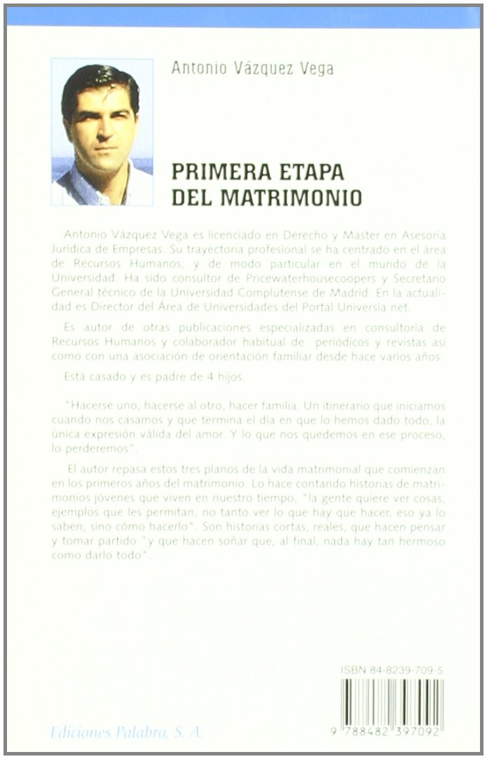 Primera etapa del matrimonio (Hacer Familia)
