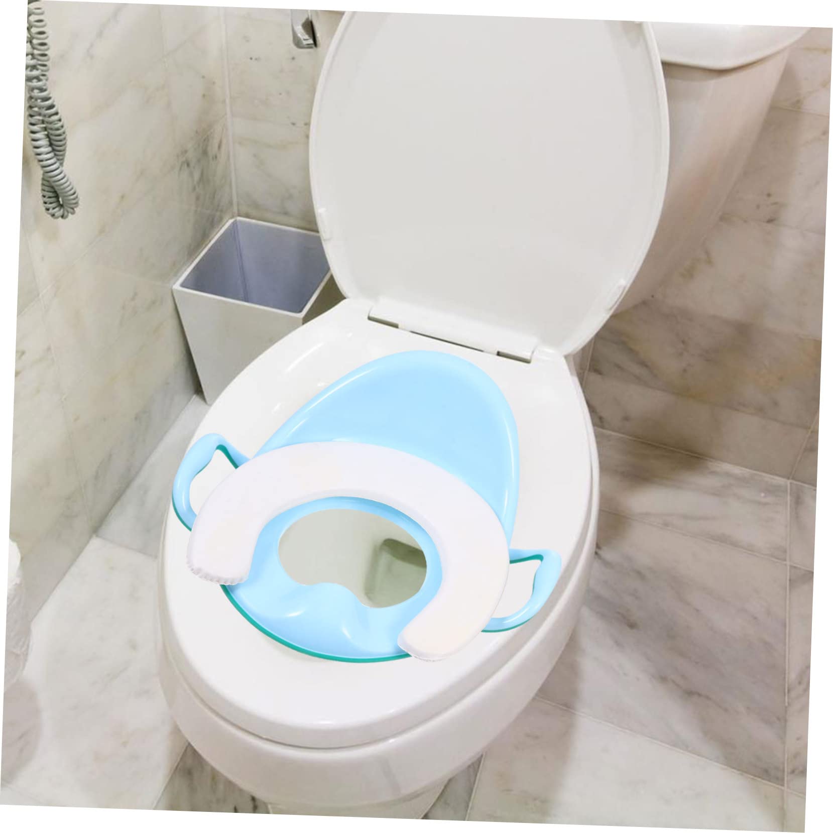 Kindertoilette Töpfchen Trainingssitz mit Griffen, Grün, Pp