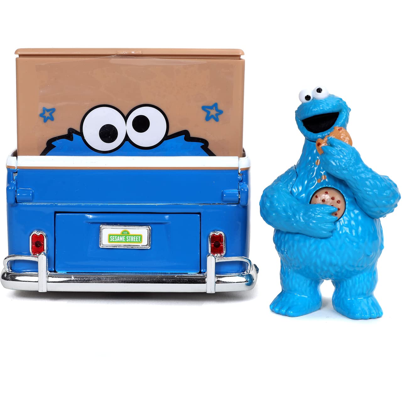 Amazon.co.jp: 1:24 1963 VW Bus Truck w/COOKIE MONSTER