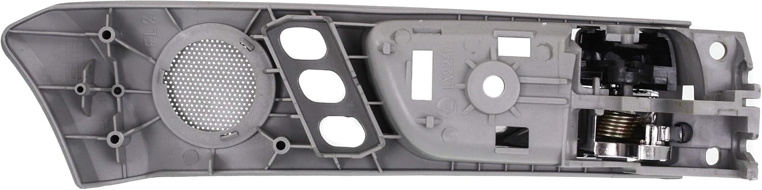 Garage-Pro Interior Front Door Handle Compatible with Lexus ES300 2002-2003 / ES330 2004-2006 LH Chrome Lever+Gray Housing with Memory Adjust System