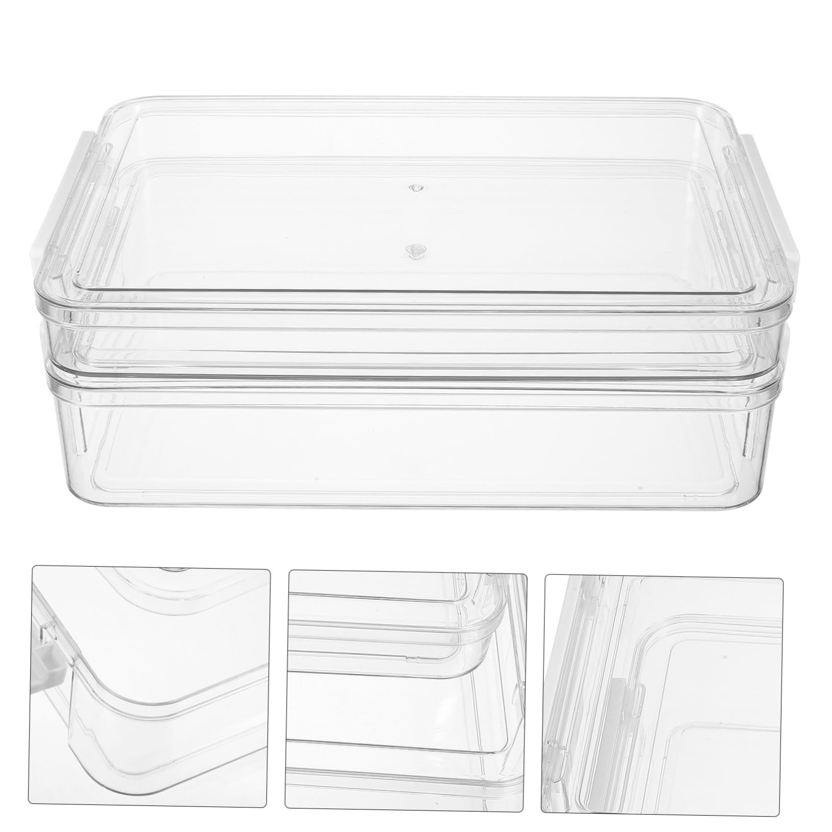 Toddmomy Schulanfang Party -pack Transparente Pet Dokumentenboxen Tragbar