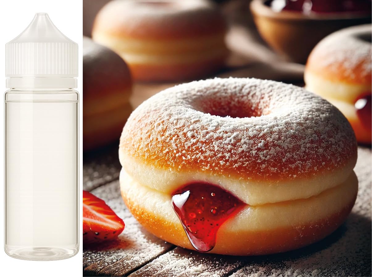 pączek z nadzieniem truskawkowym Aromat Koncentrat - wegański - Sasami - 100ml