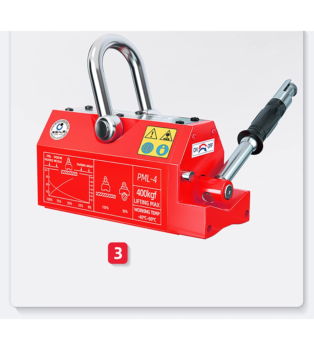permanentmagnet kran Magnetheber Hochleistungsstahl Kran Hebezeug-Hebemagnet (100KG)