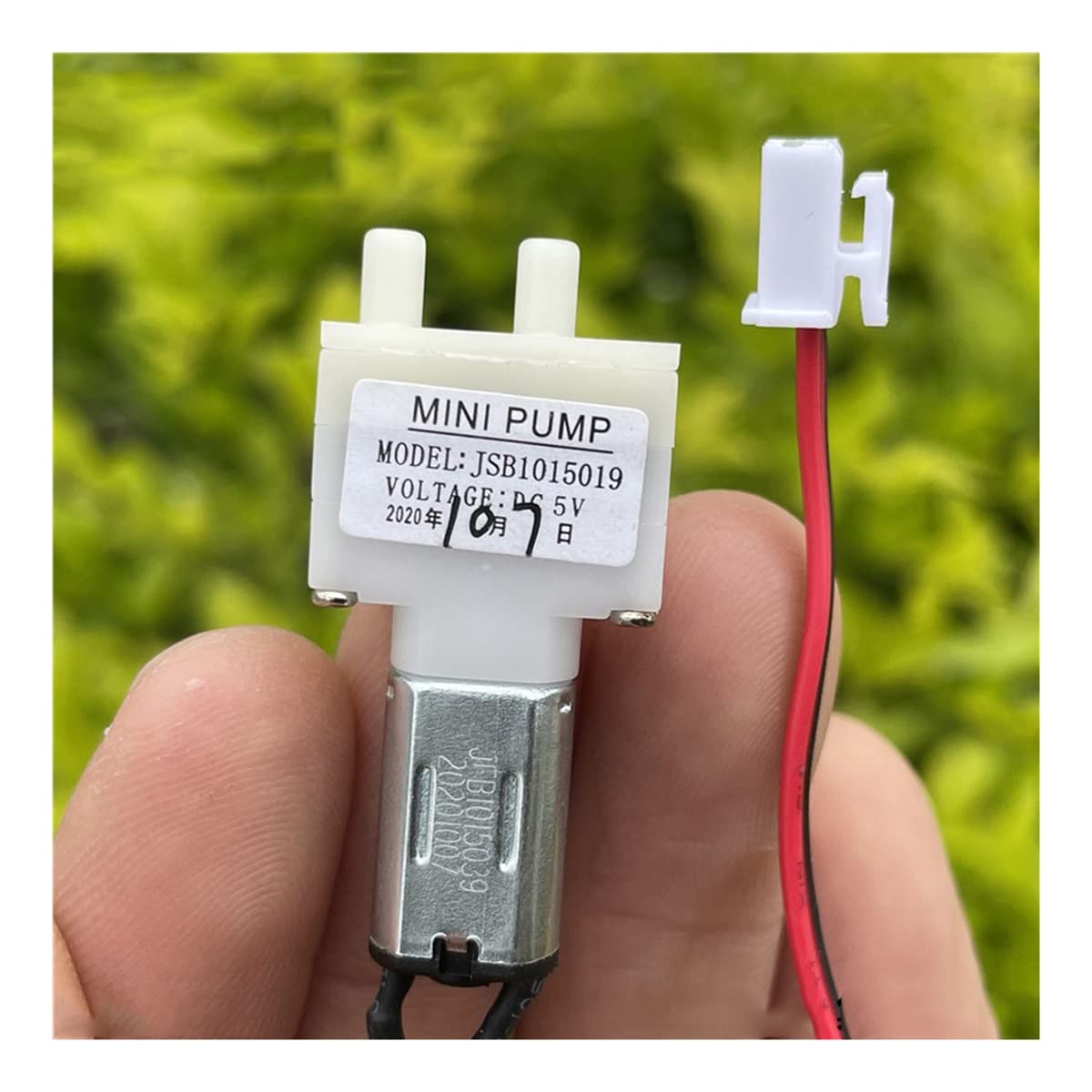 JUIYU Submersible Sump Pump M20 Precision Double Hole Micro Air Pump DC 3V 3.7V 5V Mini Air Pump Booster Pump Transfer Pump