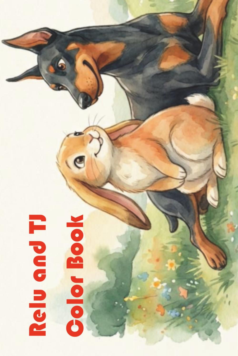 Relu and Tj Color Book Adventures (Relu the rabbit and TJ the doberman Adventures)