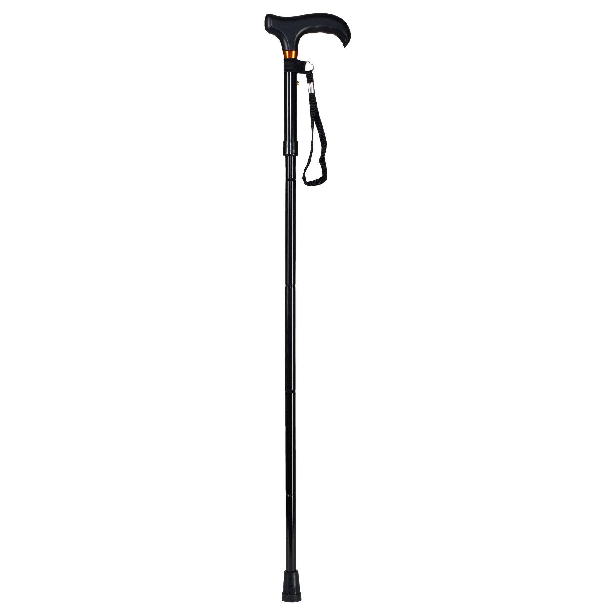 Mini Folding Cane - Travel Cane - Adjustable - Black