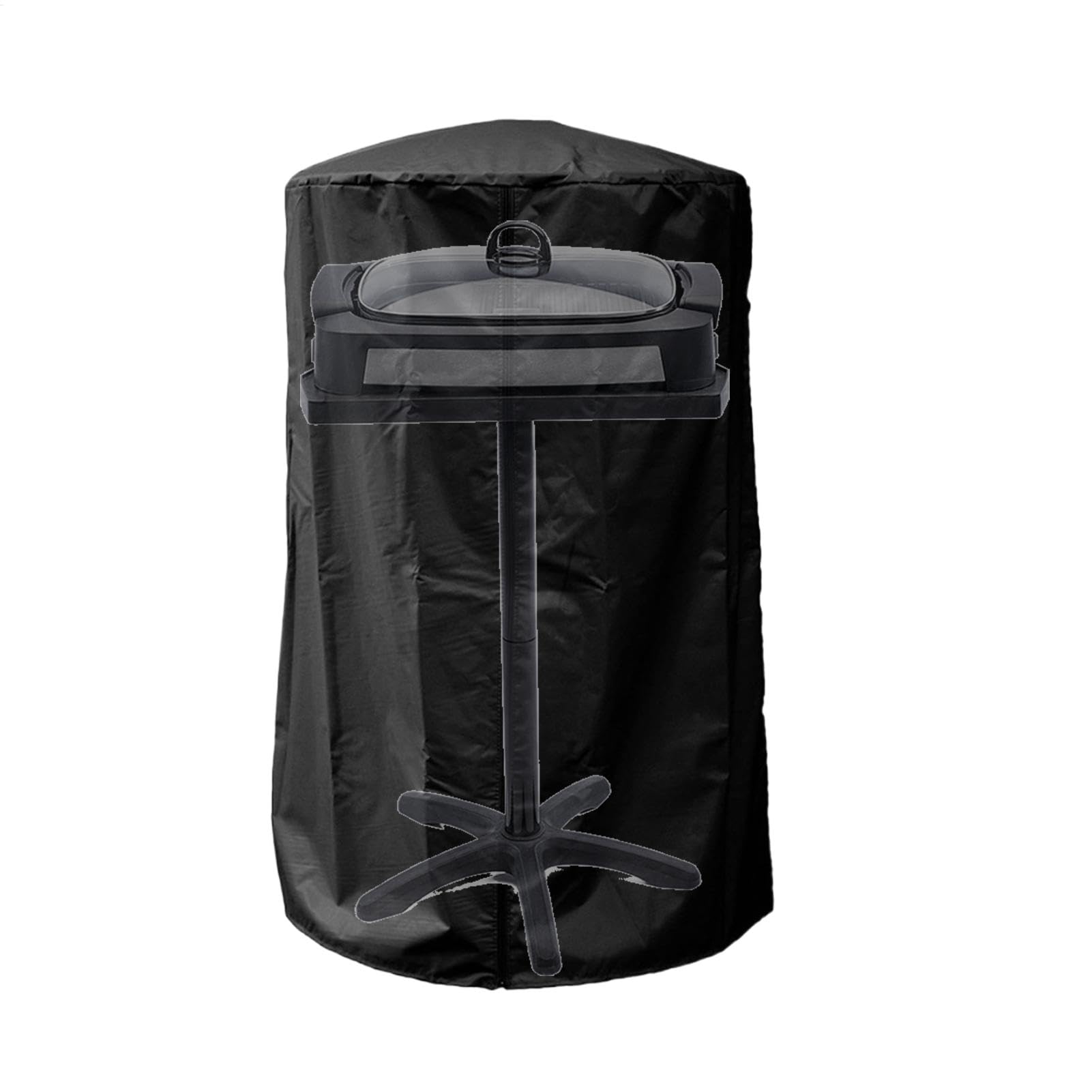 Coperture per riscaldatori da patio, copertura antipolvere per stufa a propano per stufa esterna, protezione impermeabile per apparecchiature di riscaldamento da giardino e campeggio, 96,5 x 61 x 61
