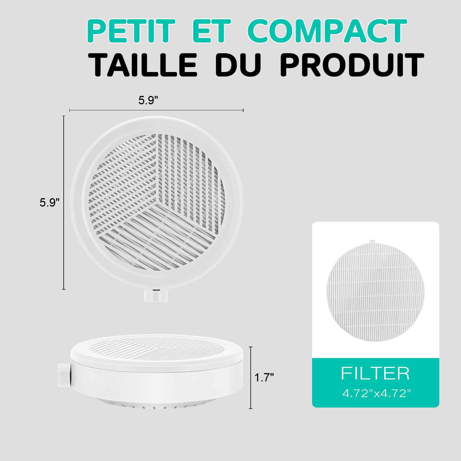 Petit Aspirateur Ongles, Aspiration Réglable, Puissant Aspirateur à Ongles Manucure Table Aspirateur de Poussière D'ongles (blanc)