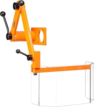 ATS MG-2 Milling Machine Guard | OSHA Compliant Head Mount Safety Shield for Manual Mills | Lexan & Aluminum | Made in USA