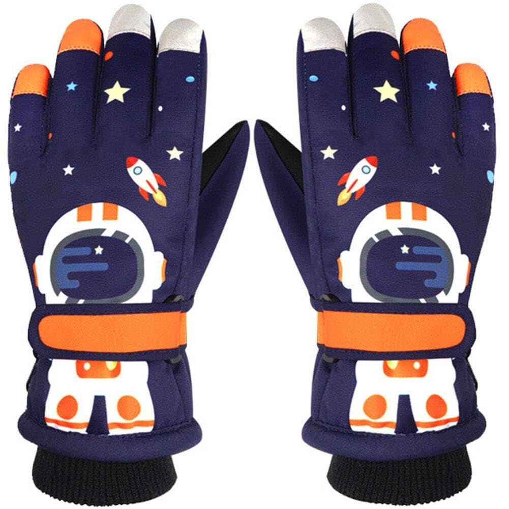 Skihandschuhe Für Kinder (2–8 Jahre) | Wasserdicht, Winddicht & Rutschfest | Warme Fäustlinge Für Ski & Snowboard