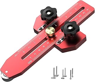 M-T Thin Rip Jig Table Saw Jig Guide for Making Repetitive Narrow Thin Strip Cuts Woodworking Tools, Thin Ripping Guide Fit for 3/4" x 3/8" Slots, for Table Saw Band Saw Router Table