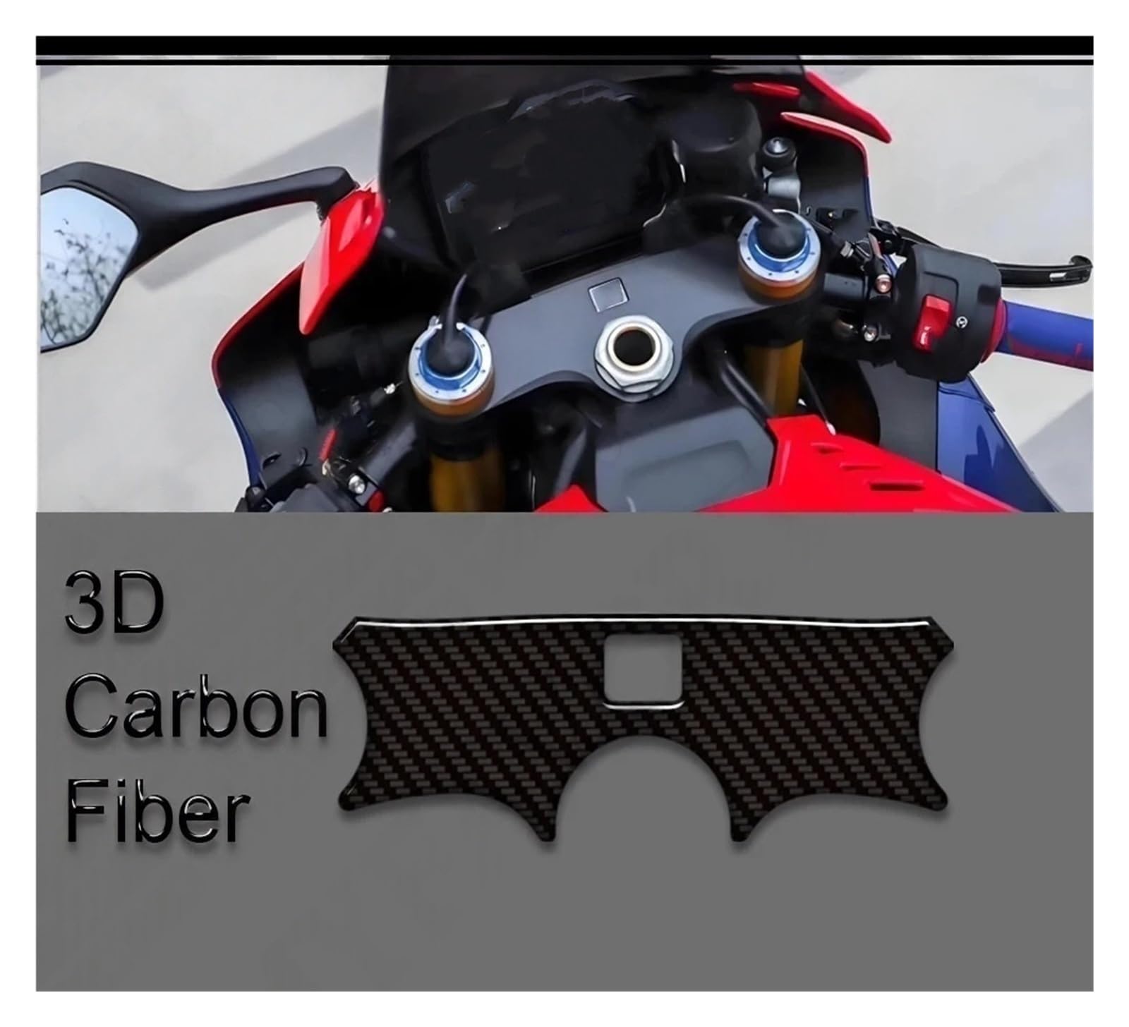 Autoadesivi Protezione Serbatoio In Carbonio Per Hond&a CBR1000RR-R