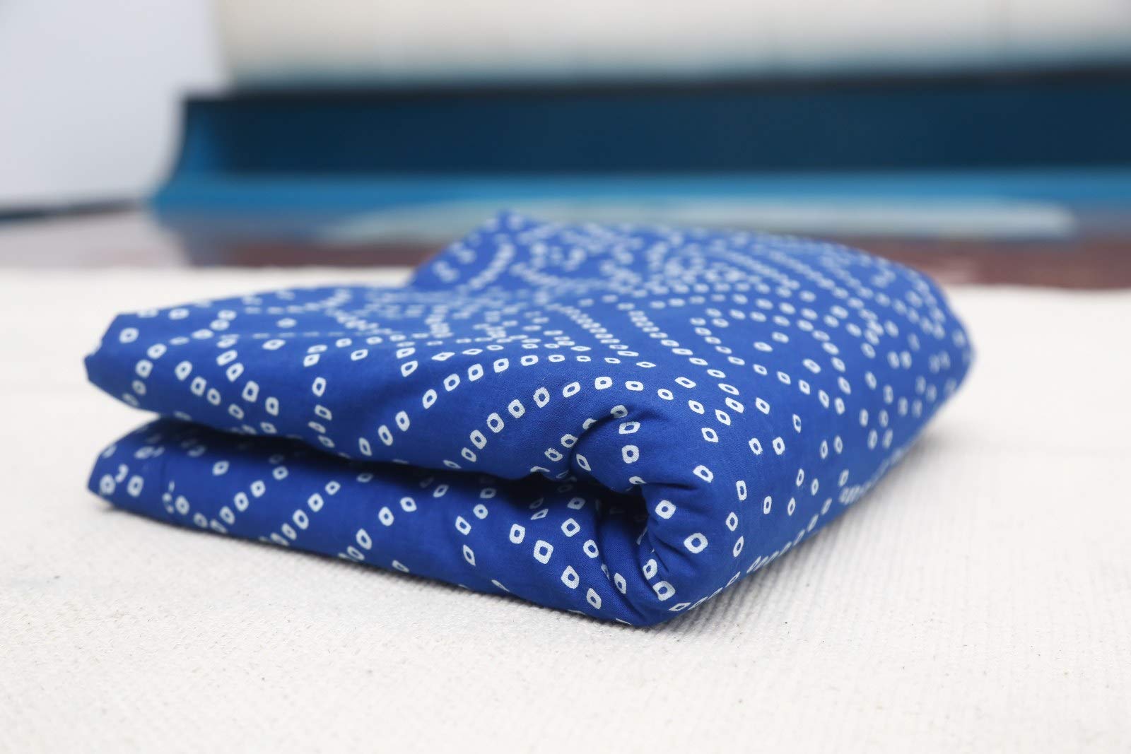 Trade Star - Tessuto Indiano Con Stampa A Blocchi Di Mani, Tessuto In Cotone Per Sartoria, Decorazioni Per La Casa, Tessuto Per Cucito Per Bambini, Tessuto Etnico Per Trapuntatura (Motivo 3 Metri-10)