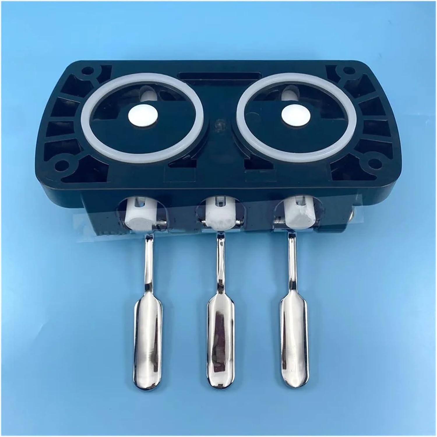Kitchen Appliance Accessories Full Replacements Front Panel Spare Parts,Compatible for MQL Soft Ice Cream Machines Fittings + 3 Handles + 3 Valve Rods Accessories