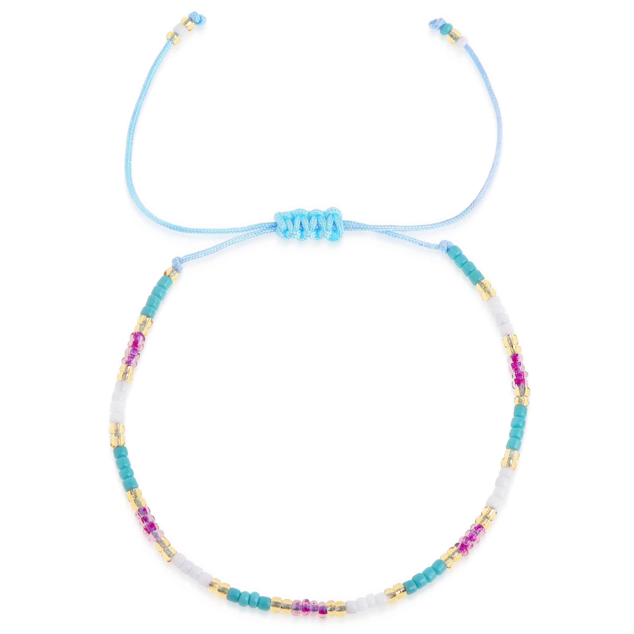 BXDA Seed Beaded Bracelets for Women, Boho Handmade Adjustable Colorful Beads Strand Summer Beach Jewelry Gift.