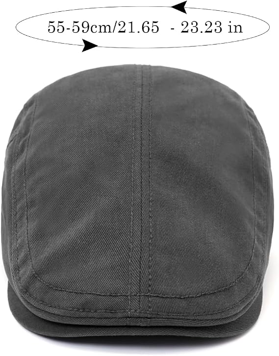 Men's Vintage Newsboy Cap Ivy Irish Adjustable Beret Driving Hat